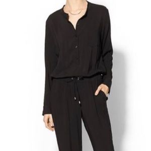 Splendid Black Long Sleeve Jumpsuit XS